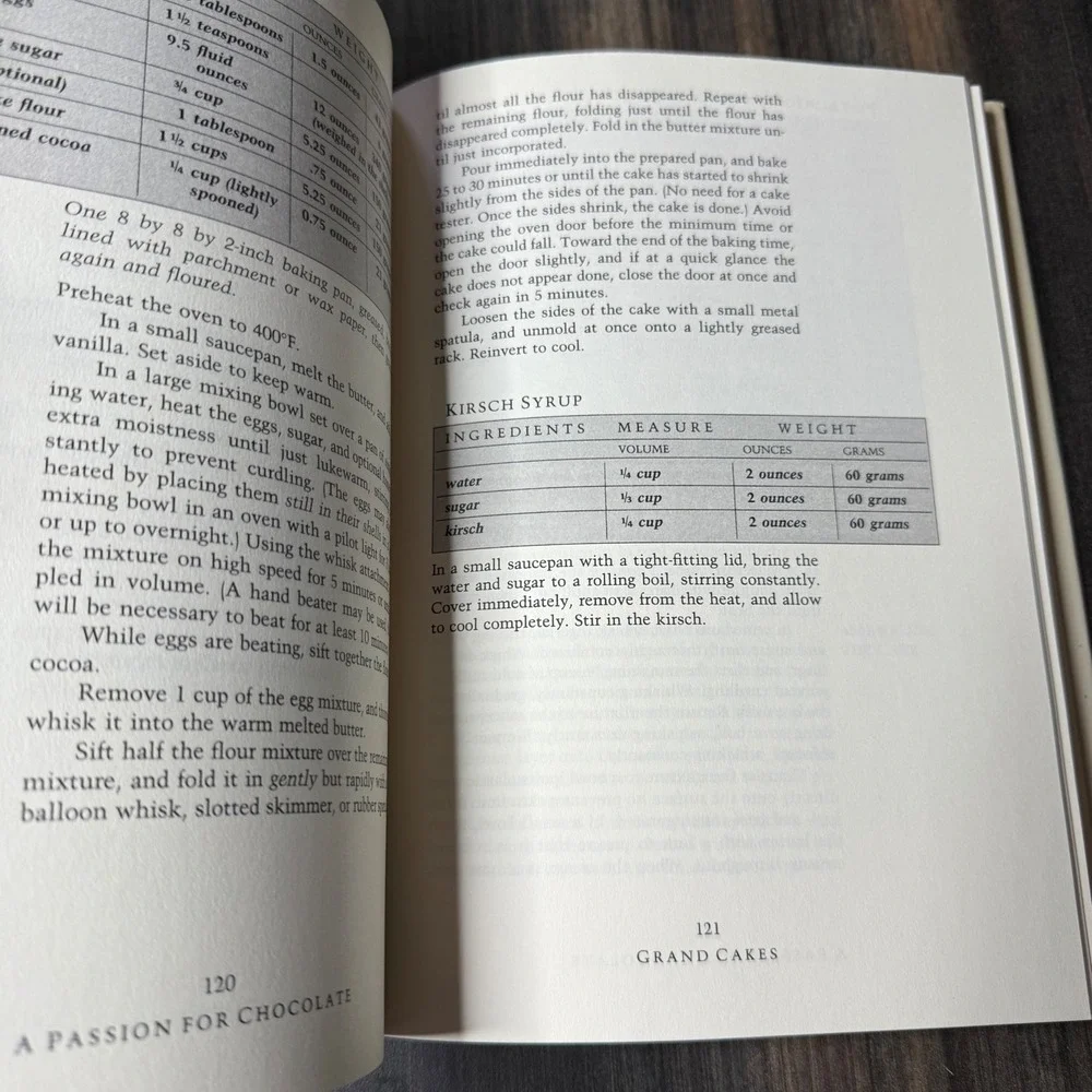 A Passion for Chocolate Cookbook French Classic Recipes Rose Levy‎ Beranbaum